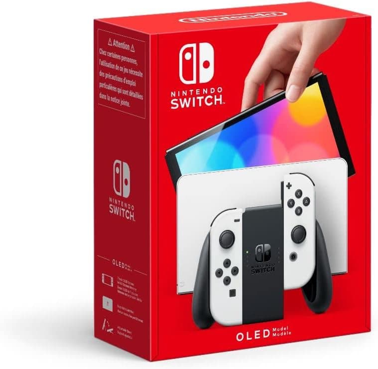 Konsola Nintendo Switch OLED 64GB - biała Konsole Nintendo Switch Emefa